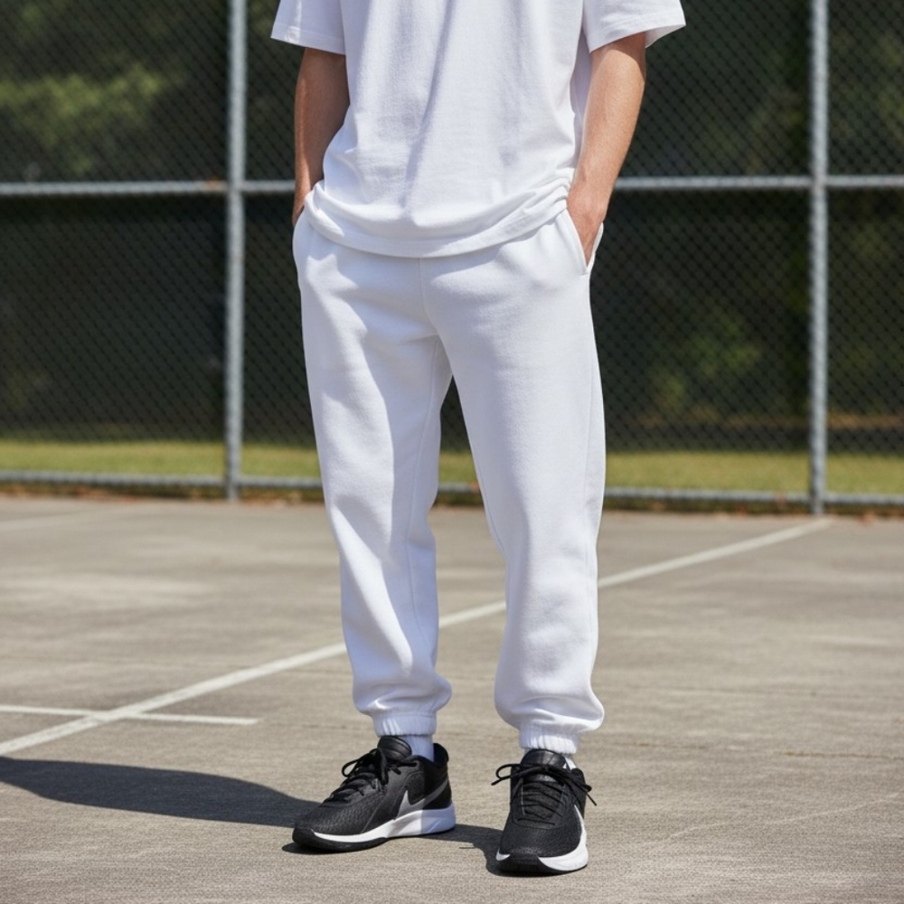 Nike Men's Black and White Athletic Shoes